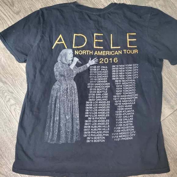 Adele 2016 Tour Tee - Picture 3 of 3